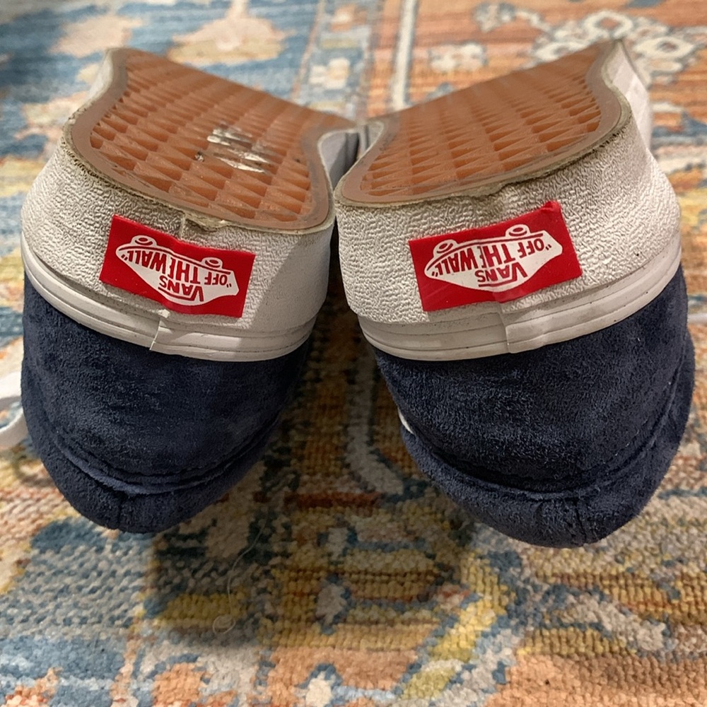 Vans Old Skool Blue Suede Sneakers - Picture 4 of 9